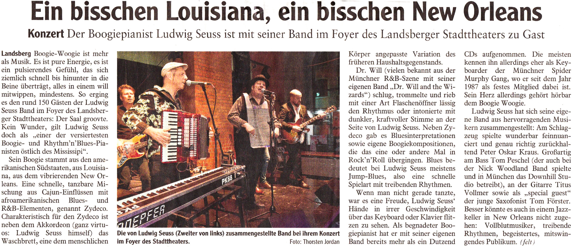 Bild der Kritik aus dem 	 Landsberger Tagblatt vom 30.01.2019